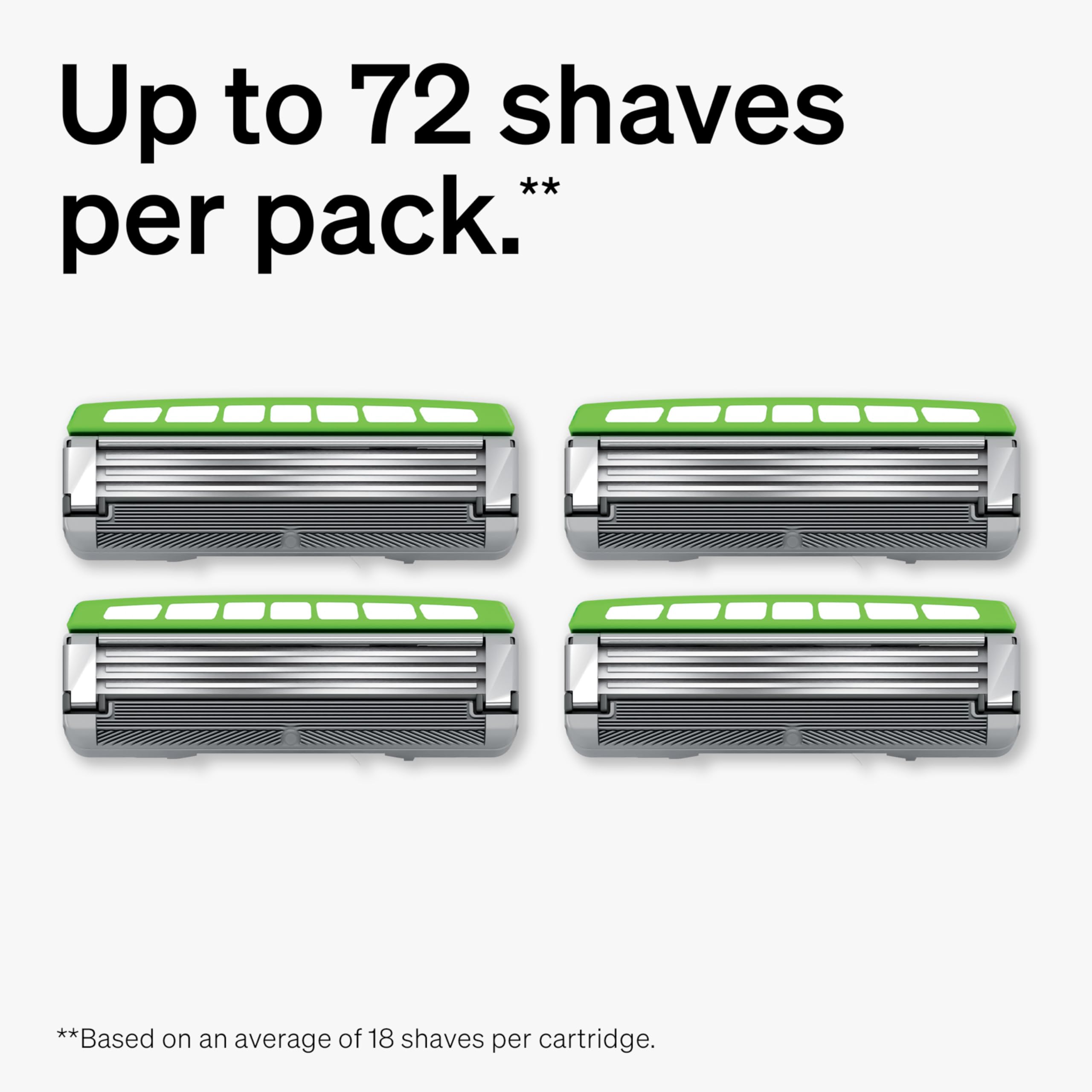 Schick Hydro Skin Comfort Sensitive 3 Blade Razor for Men Handle and 4 Refills, 1 Count