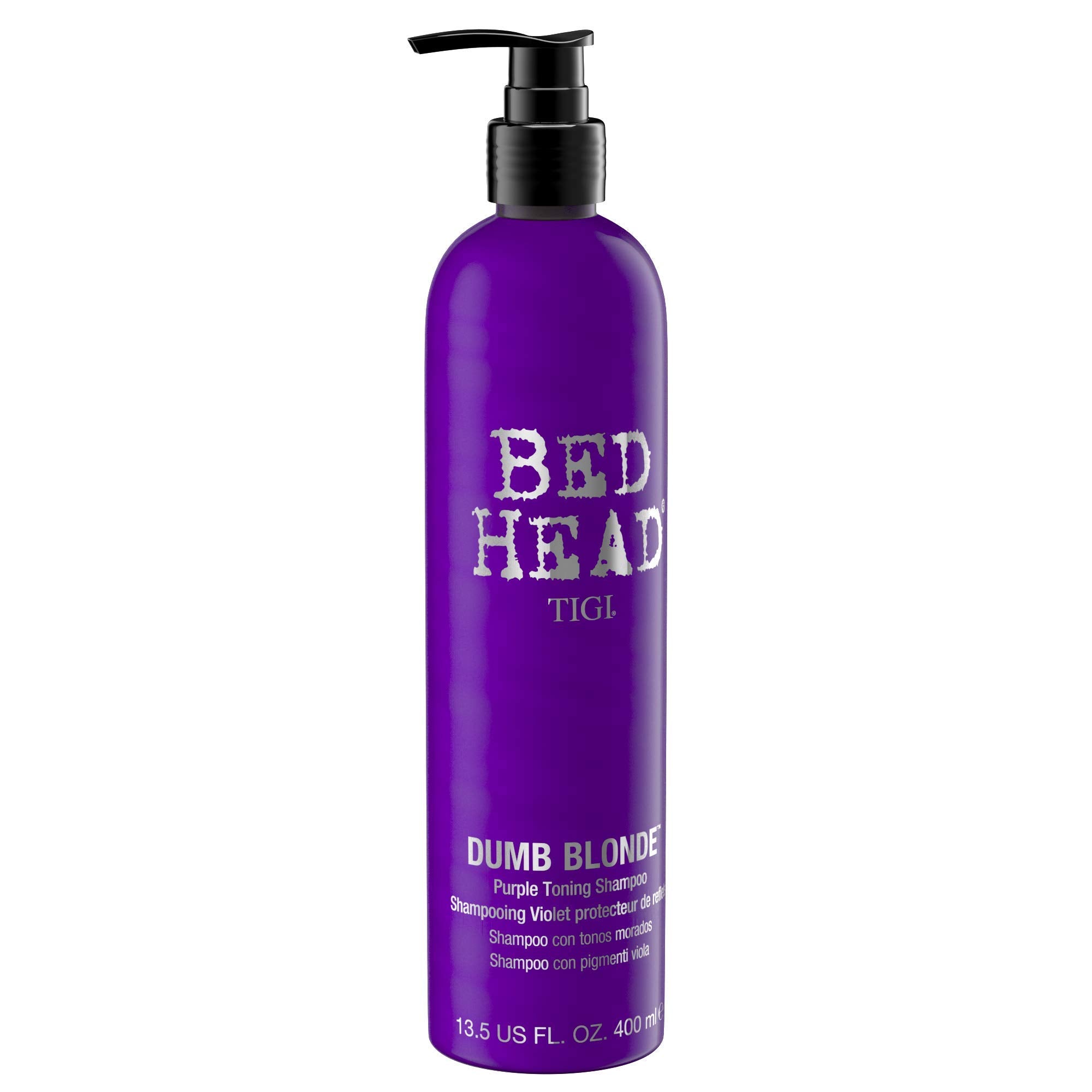 TIGI Bed Head Dumb Blonde Purple Toning Shampoo, 13.5 Ounce