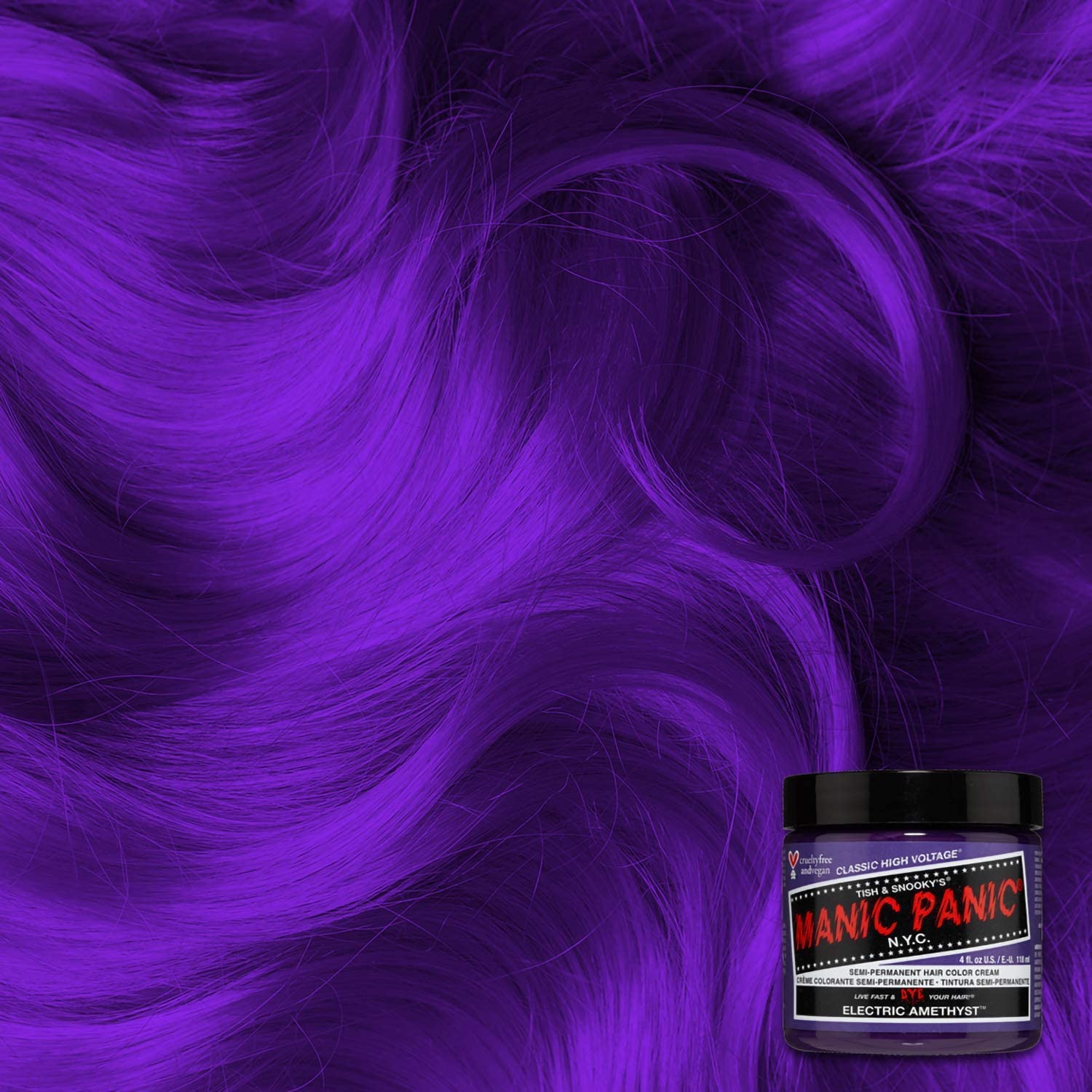 MANIC PANIC Electric Amethyst Hair Dye 2 Pack