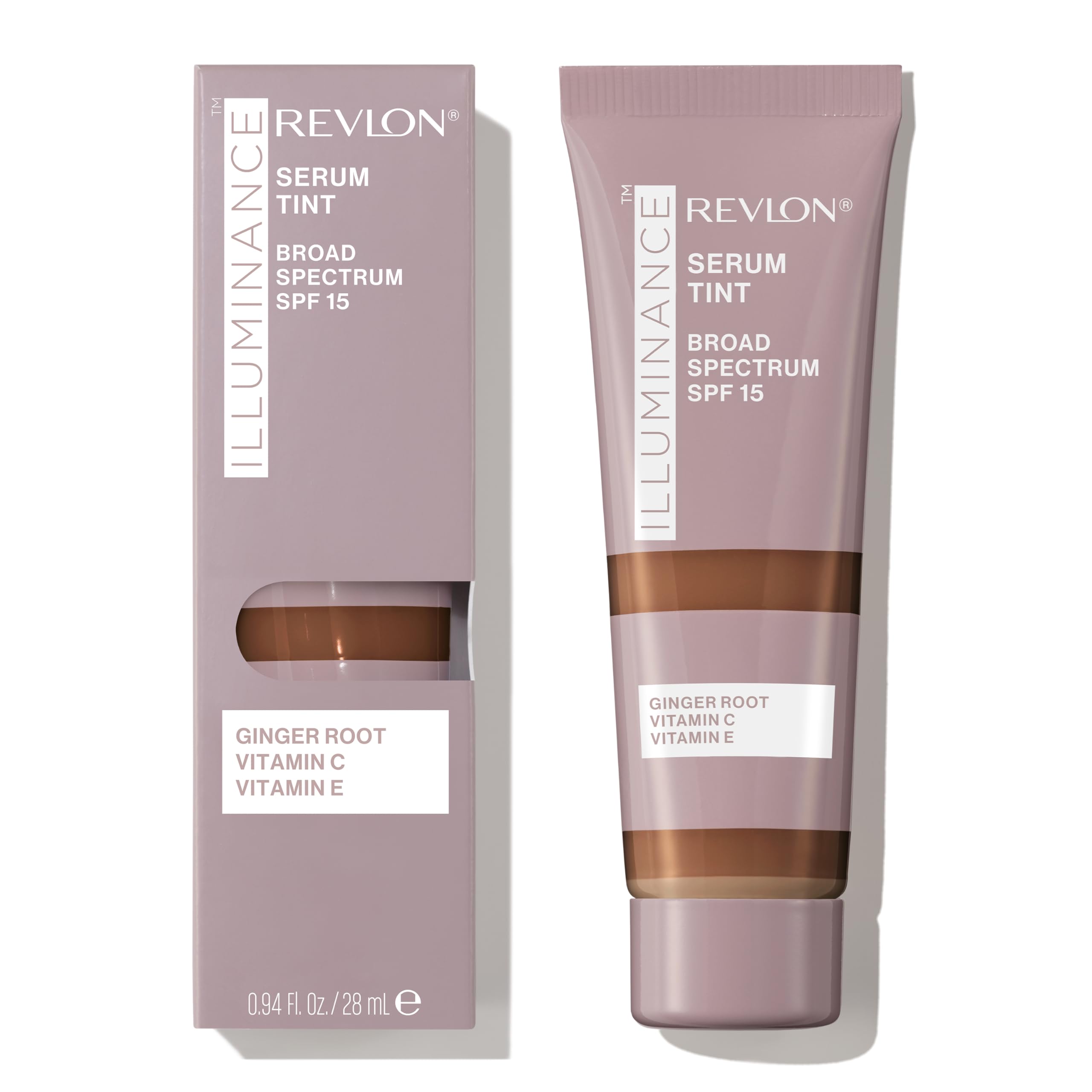 Revlon Illuminance Tinted Serum, Triple Hyaluronic Acid, Evens Out Skin Tone Over Time and Hydrates All Day, SPF 15, 601 Soft Nutmeg, 0.94 fl oz.