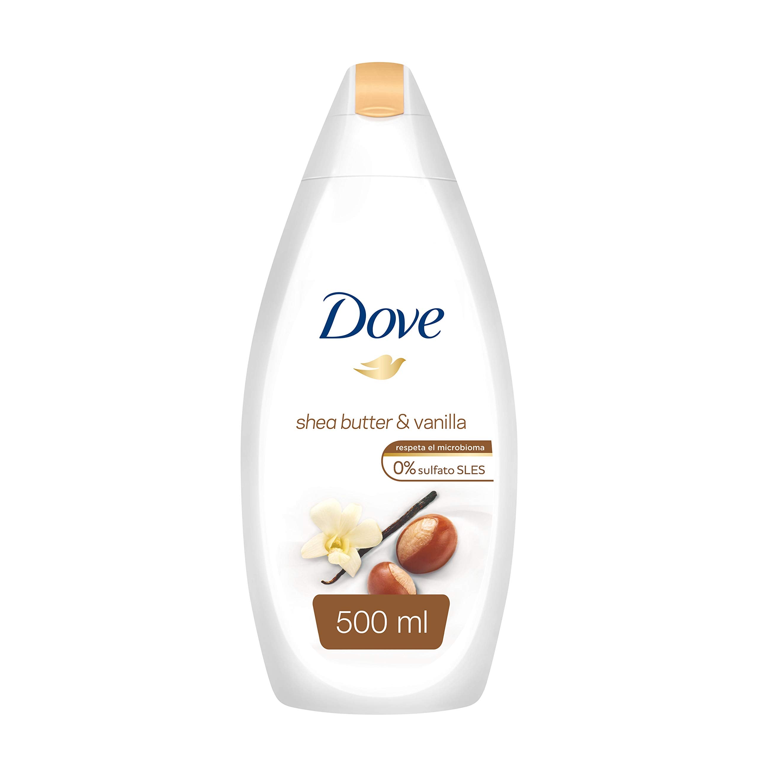 Dove Purely Pampering Body Wash, Shea Butter with Warm Vanilla, 16.9 Ounce/500 Ml (Pack of 4)