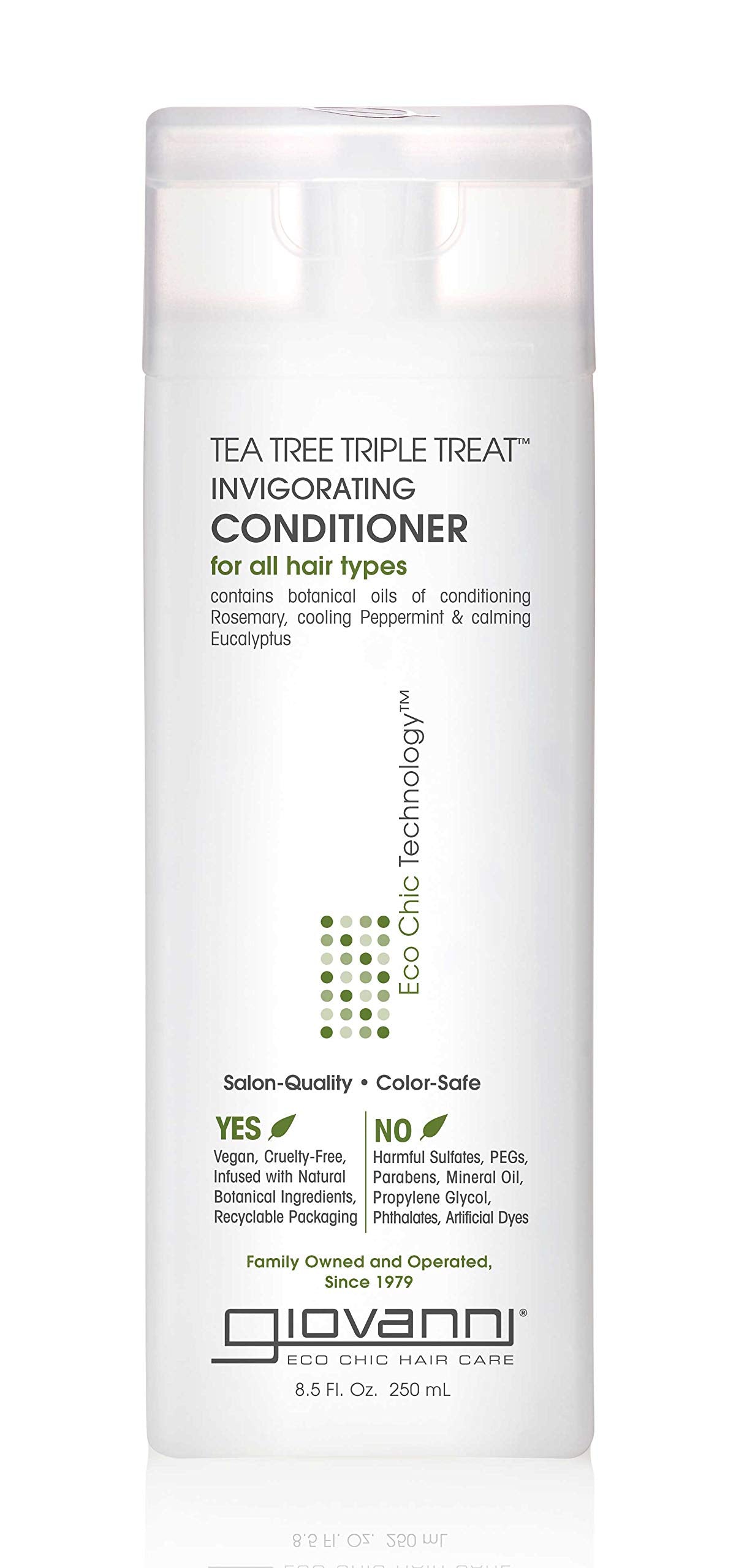 Giovanni Organic Tea Tree Conditioner, Pack of 1, 250ml