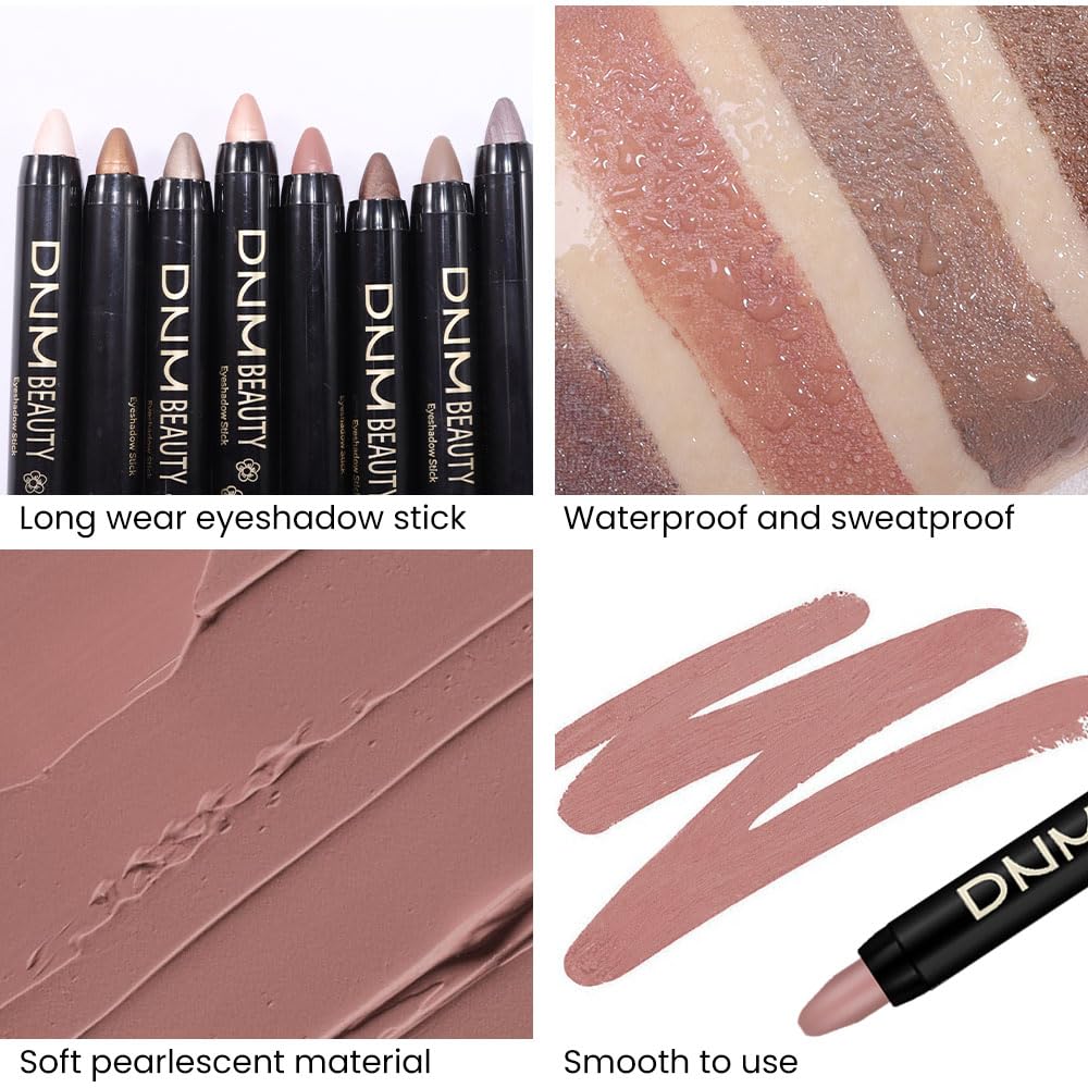 Kaely 2Pcs Cream Eye Shadow Sticks for Older Women, Stone Matte & Putty Matte Natural Eyeshadow Pencil Pens Waterproof, sombras en crema para ojos, 22+23