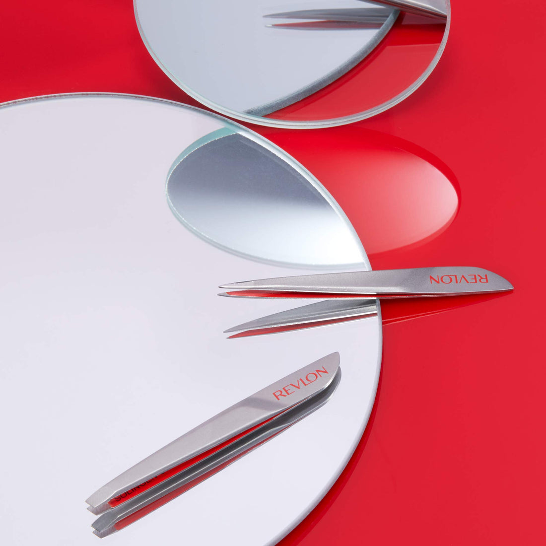 Revlon Salon Pro Mini Tweezer Set, Slanted and Pointed Tip Tweezer, Made with Corrosion Resistant Stainless Steel