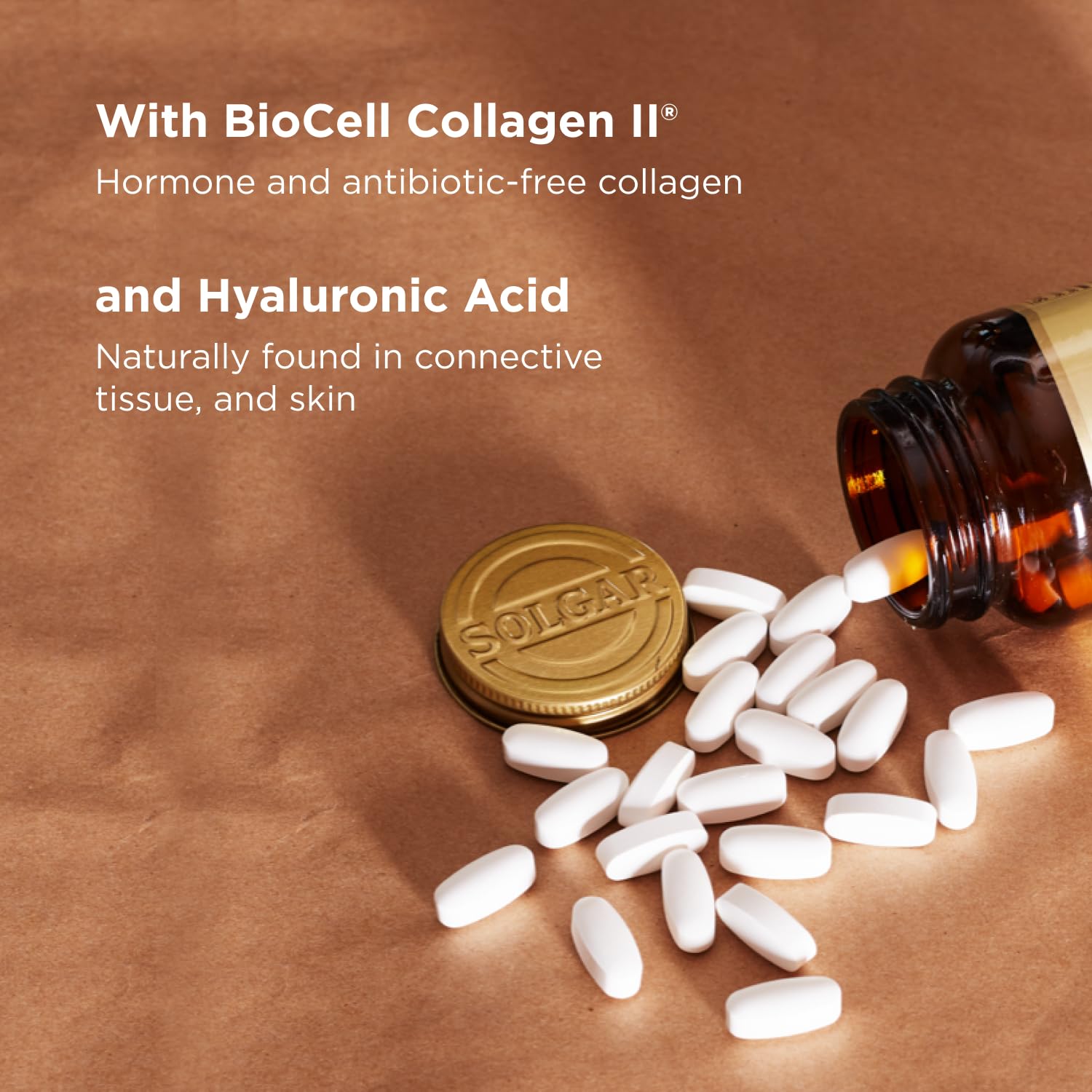 Solgar Glucosamine Hyaluronic Acid Chondroitin MSM, 120 Tablets - Supports Healthy Joints & Range of Motion & Flexibility - Extra Strength, Shellfish Free - Non-GMO, Gluten Free - 40 Servings