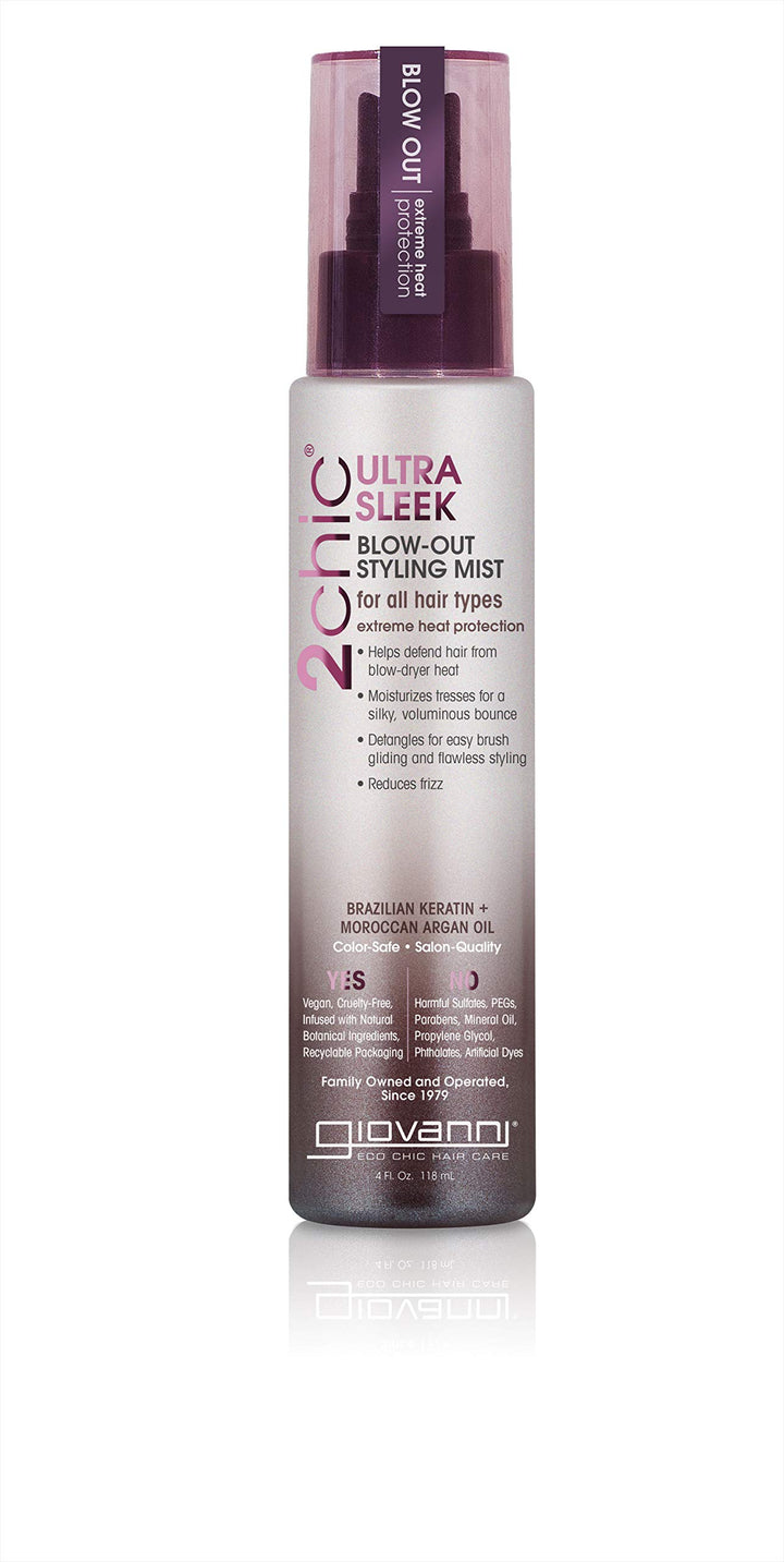 Giovanni Hair Care Keratin and Argan Blow Out Mist, 118ml