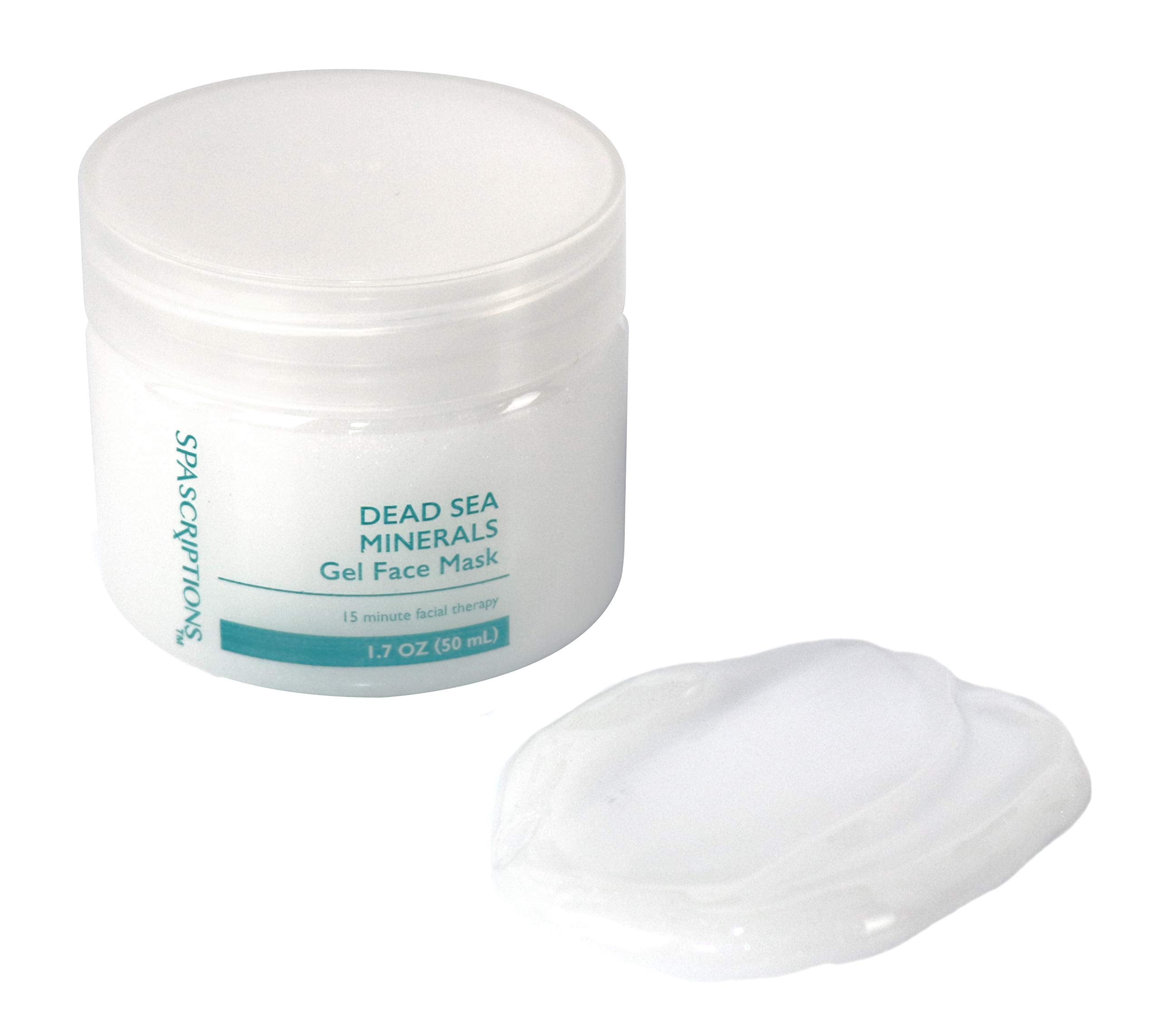 SpaScriptions Dead Sea & Charcoal with Clay Gel Face Mask Trio With Applicator, 1 Count