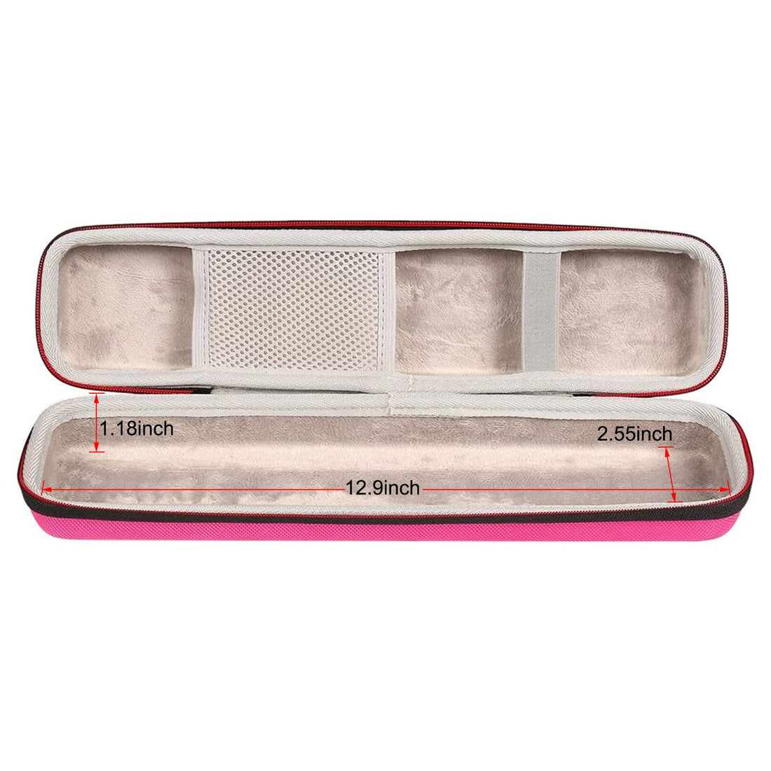 Faylapa Faylapa Hard Carry Case for Classic Hair Straightener Curling Irons Styler,Hair Straightener EVA Case(Accessories Not Include,Pink)