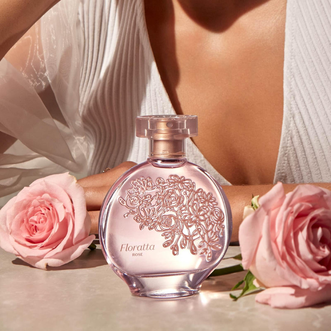 Floratta Rose Eau de Toilette by O Boticario | Long Lasting Perfume | Fresh Smelling Floral Perfumes for Women (2.5 fl oz)
