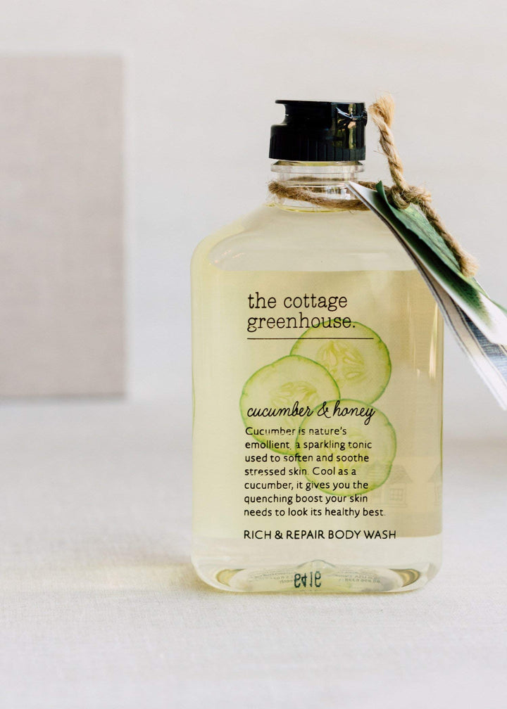 The Cottage Greenhouse Cucumber & Honey Body Wash