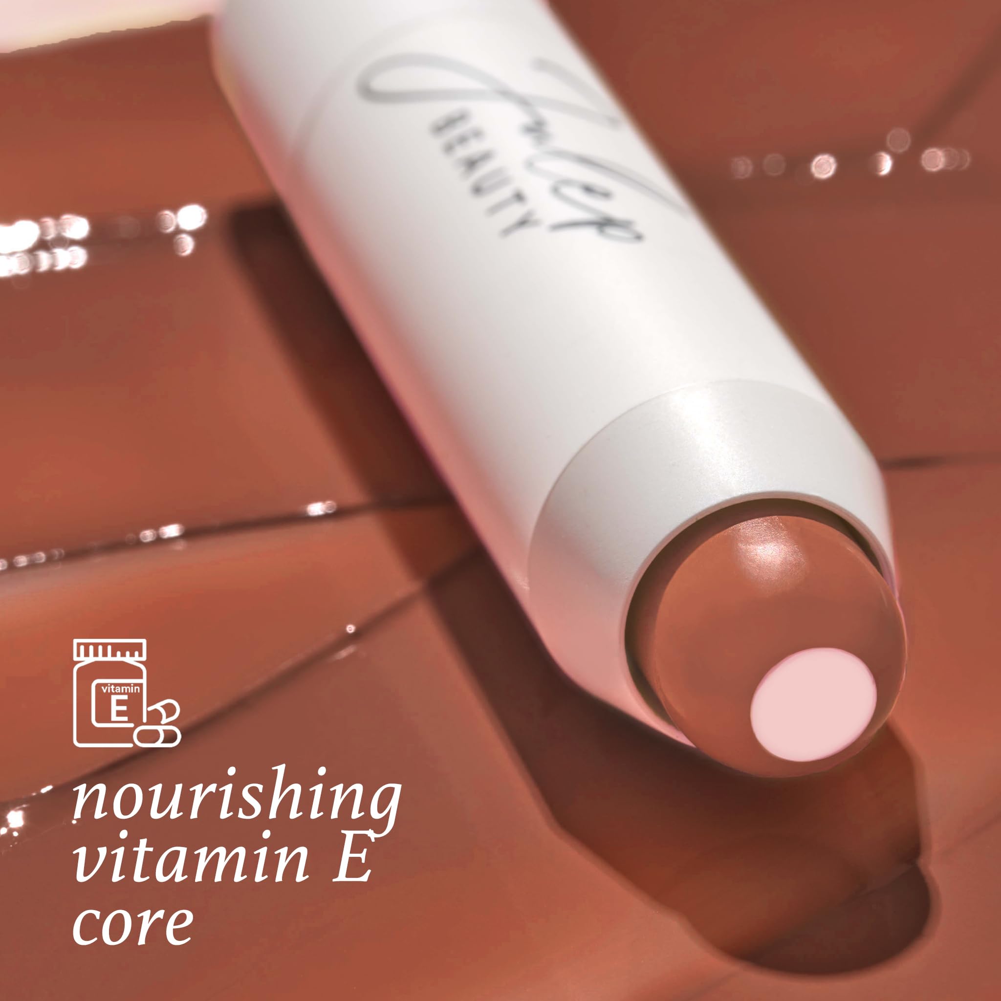 Julep The Perfect Pair 2pc Set It's Balm Tinted Lip Balm Roasted Peach and With a Trace Retractable Creamy Long-Lasting Lip Liner, Cashmere Cardi