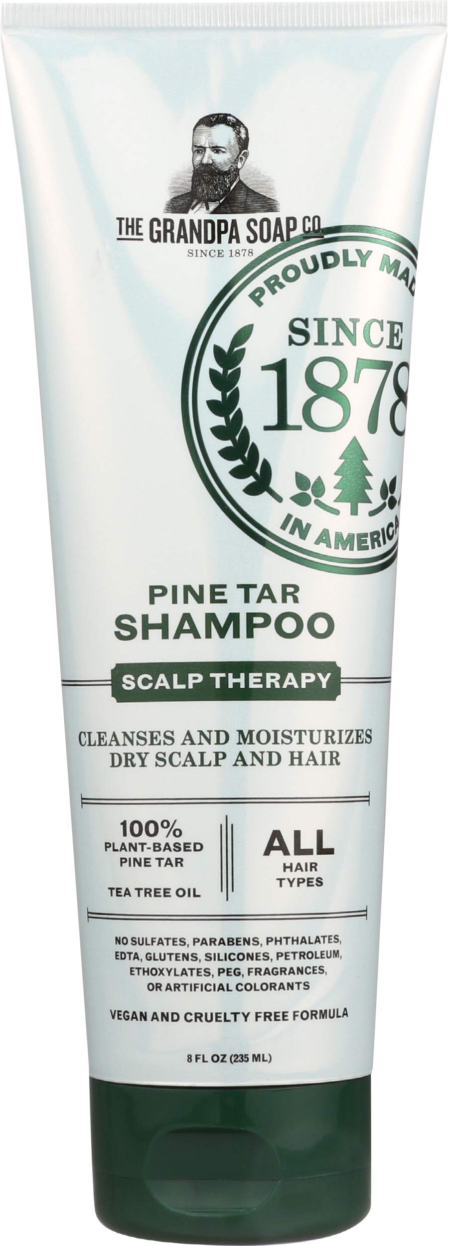 Grandpa's Pine Tar Shampoo, 8 Fluid Ounce ( Packaging May Vary)