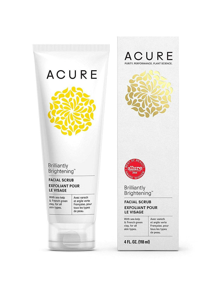 ACURE Brightening Facial Scrub, 4 Ounce by Acure