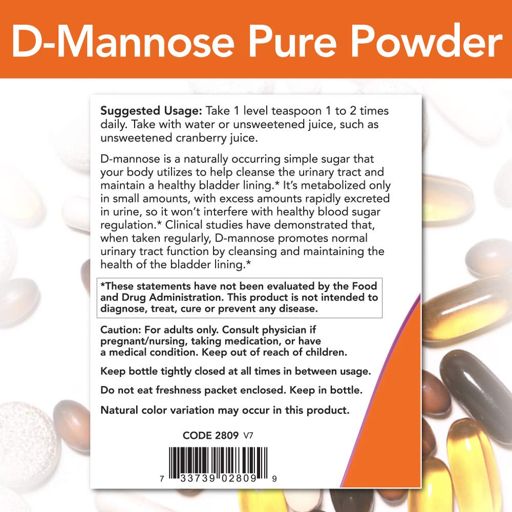 D-Mannose 100% pure powder/6 oz