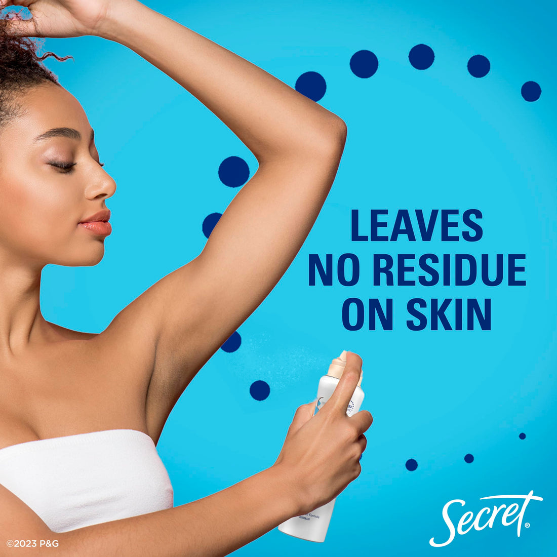 Secret Dry Spray Aluminum Free Deodorant for Women, 48hr Weightless Odor Protection, Gentle on Skin, Cherry Blossom Scent, 4.1 oz (Pack of 2)