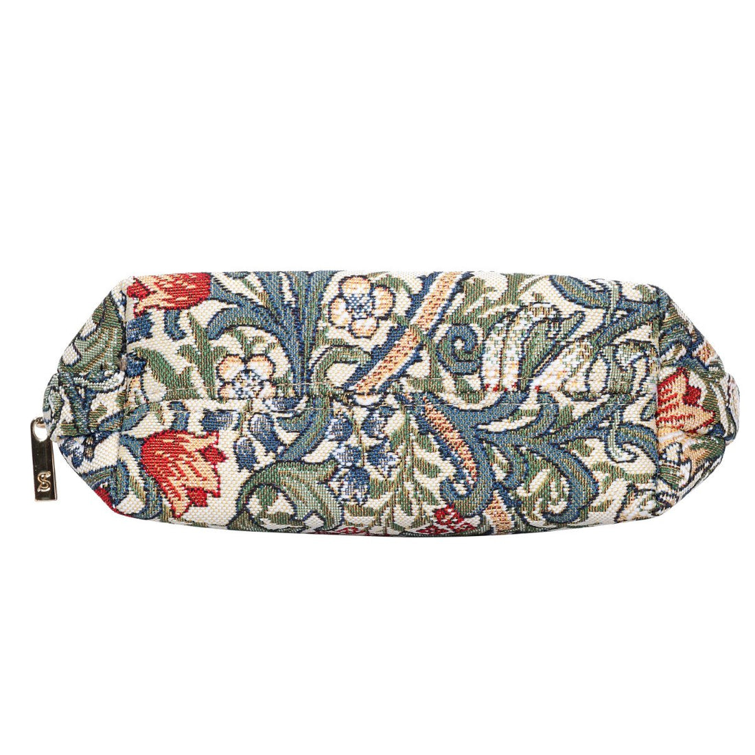Signare Tapestry cosmetic bag makeup bag for Women with William Morris Golden Lily Design (COSM -GLILY)