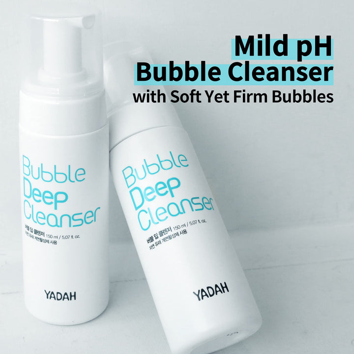 [YADAH] Bubble Deep Foam Cleanser 150ml For All Skin Type Control Pore Blackhead