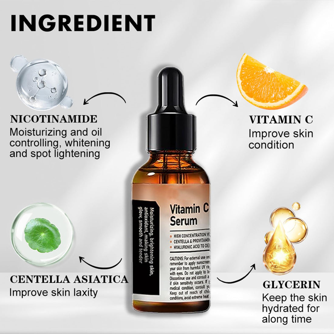 Crema de Baba de Caracol Original, Vitamin C Facial Serum, Snail Mucin 92% Moisturizer Daily Face Gel Cream, Snail Mucin Serum, Crema De Caracol, Snail Nourishing Cream,1.01oz