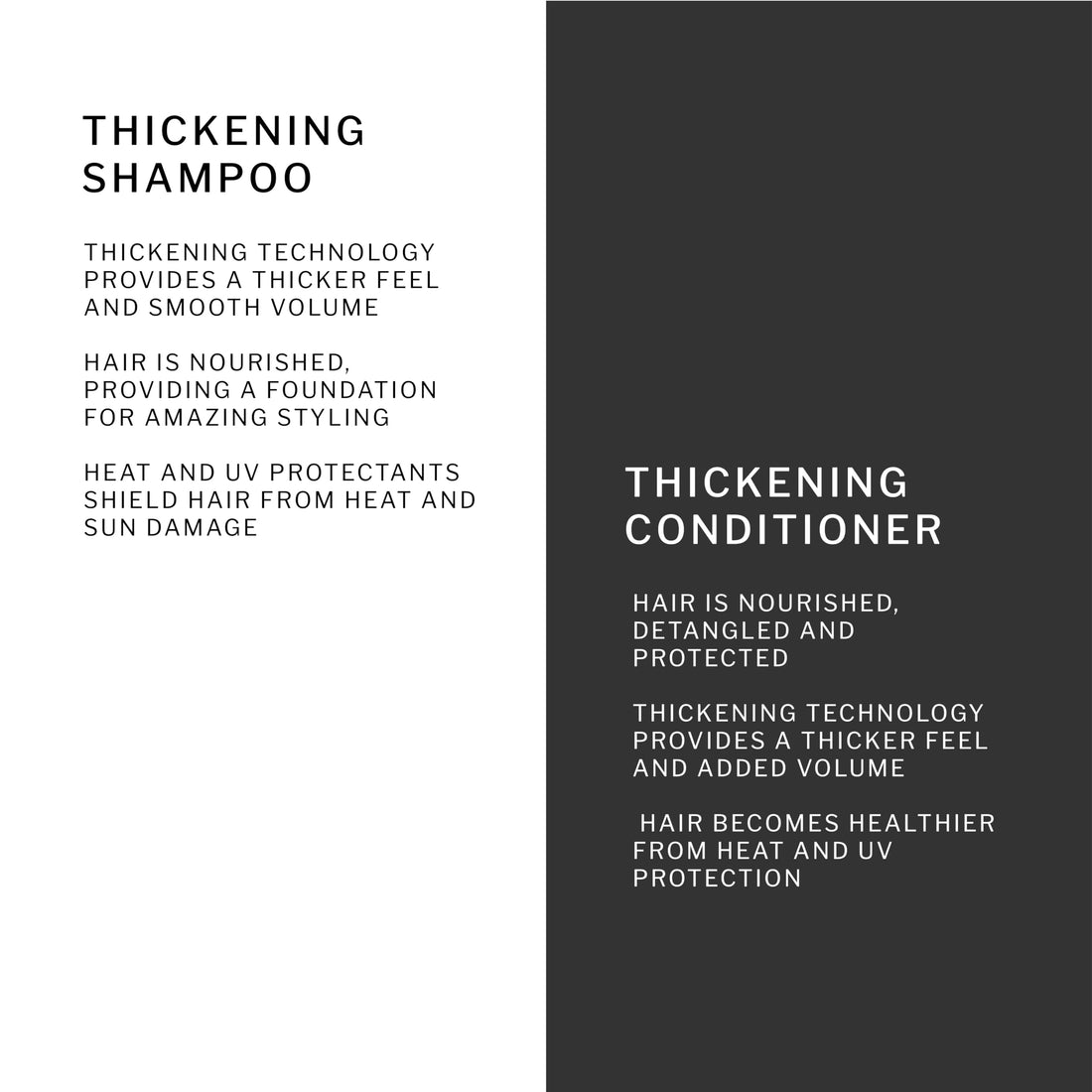 SACHAJUAN Thickening Shampoo and Conditioner Set | Ocean Silk & Thickening Technology For Volume | Vegan & Paraben Free | Set of 2 (8.4 oz)
