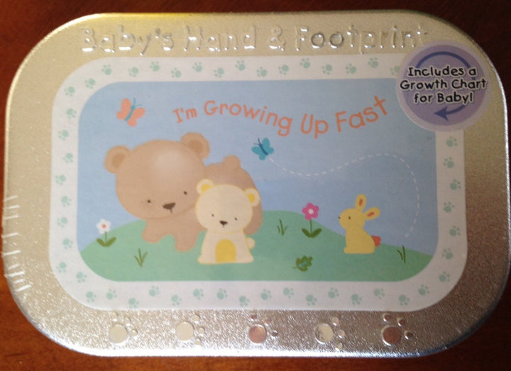 Baby's Hand & Footprint, I'm Growing Up Fast