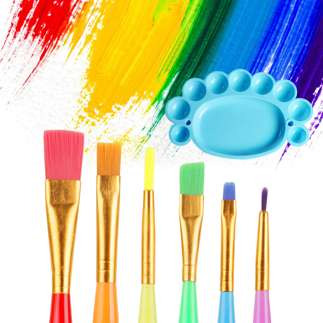 UV Blacklight Neon Face Body Paint, MEICOLY 8 Tubes Blacklight Reactive Paints,Water Based, Washable, Non-Toxic Neon Party Supplies for Halloween,02