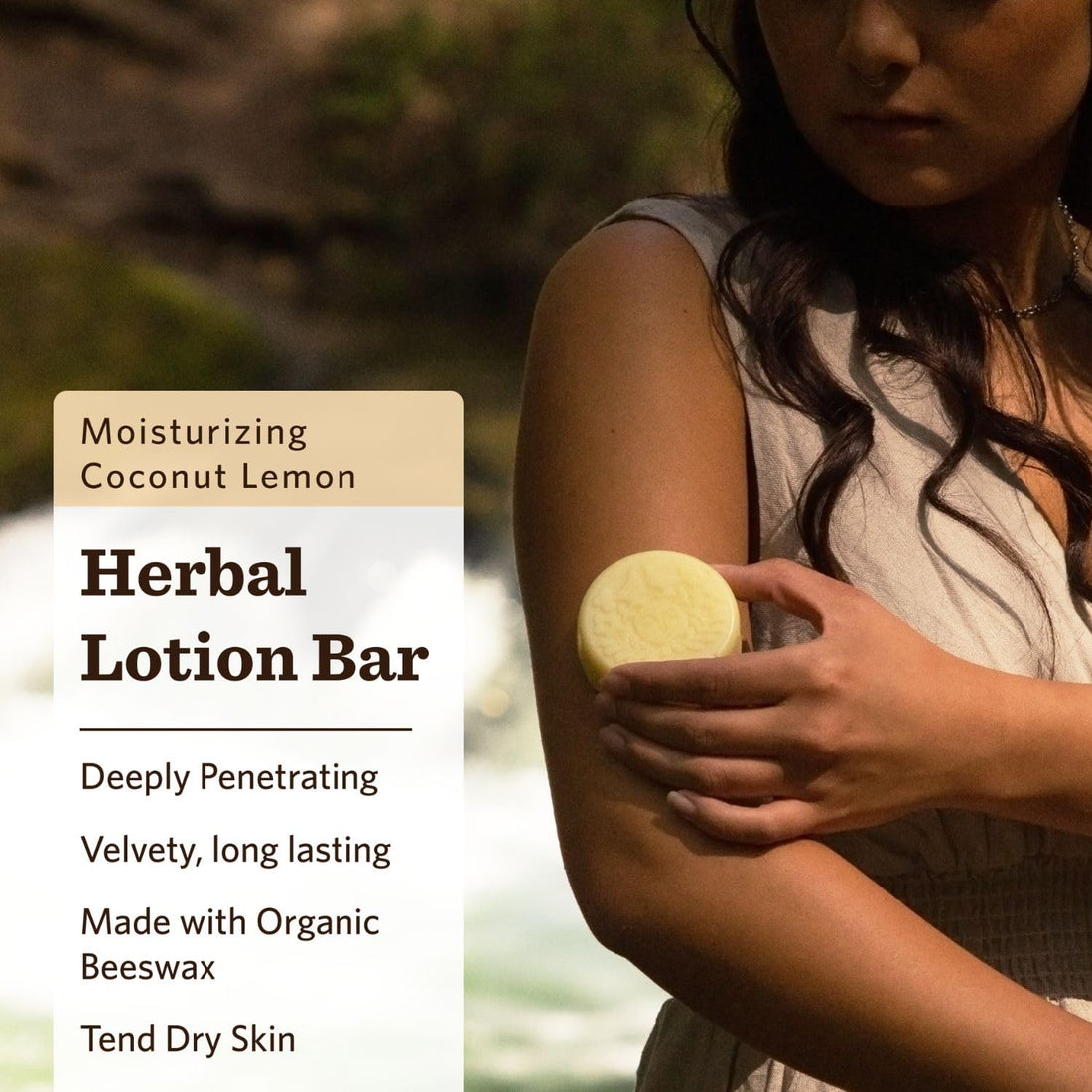 Moon Melt Lotion Bar-Coconut Lemon by Moon Valley Organics