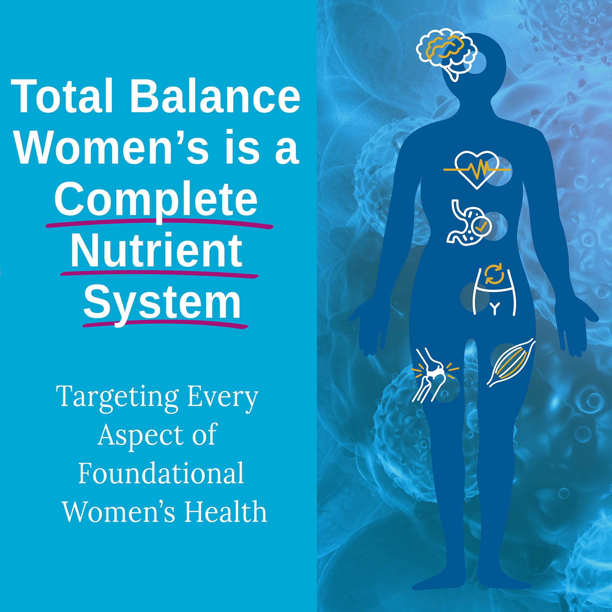 Xtendlife Total Balance Women's Premium Supplement Complete Multivitamin for Females with Over 90 Vitamins, Minerals, Antioxidants for Women (210 Enteric Coated Tablets)
