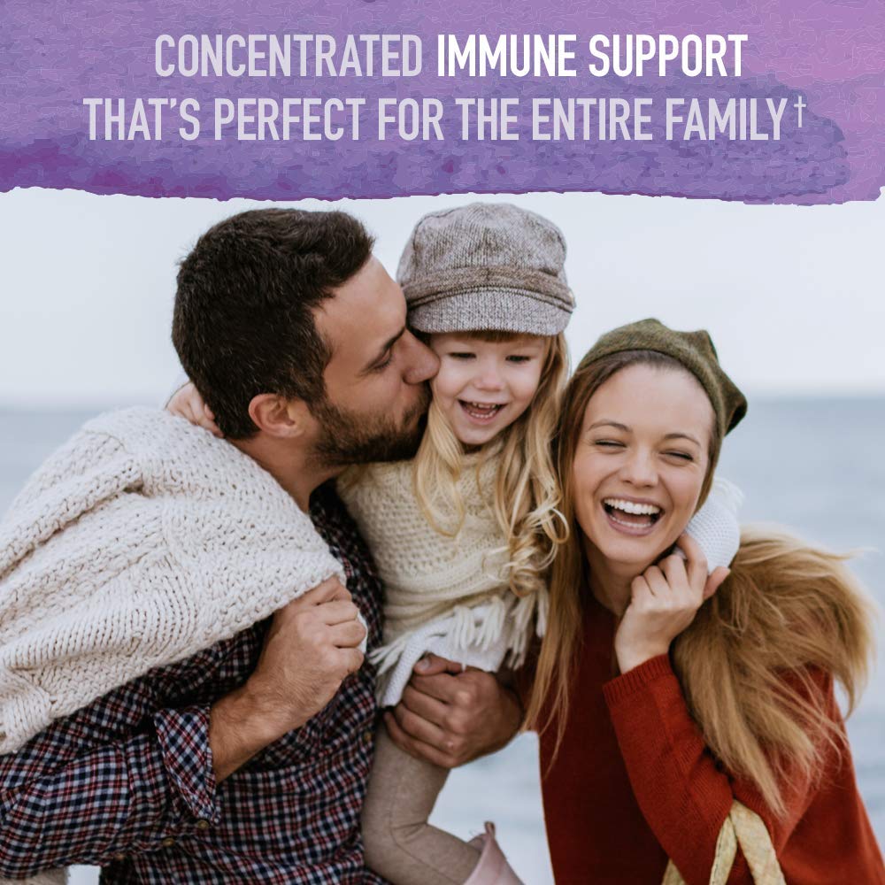 Garden of Life Organics Plant-Based Elderberry Immune Syrup 6.59 fl oz (195 Ml) for Kids & Adults: Sambucus, Echinacea, Zinc & Vitamin C, 0g Sugar, Organic Vegan Gluten Free Herbal Supplement