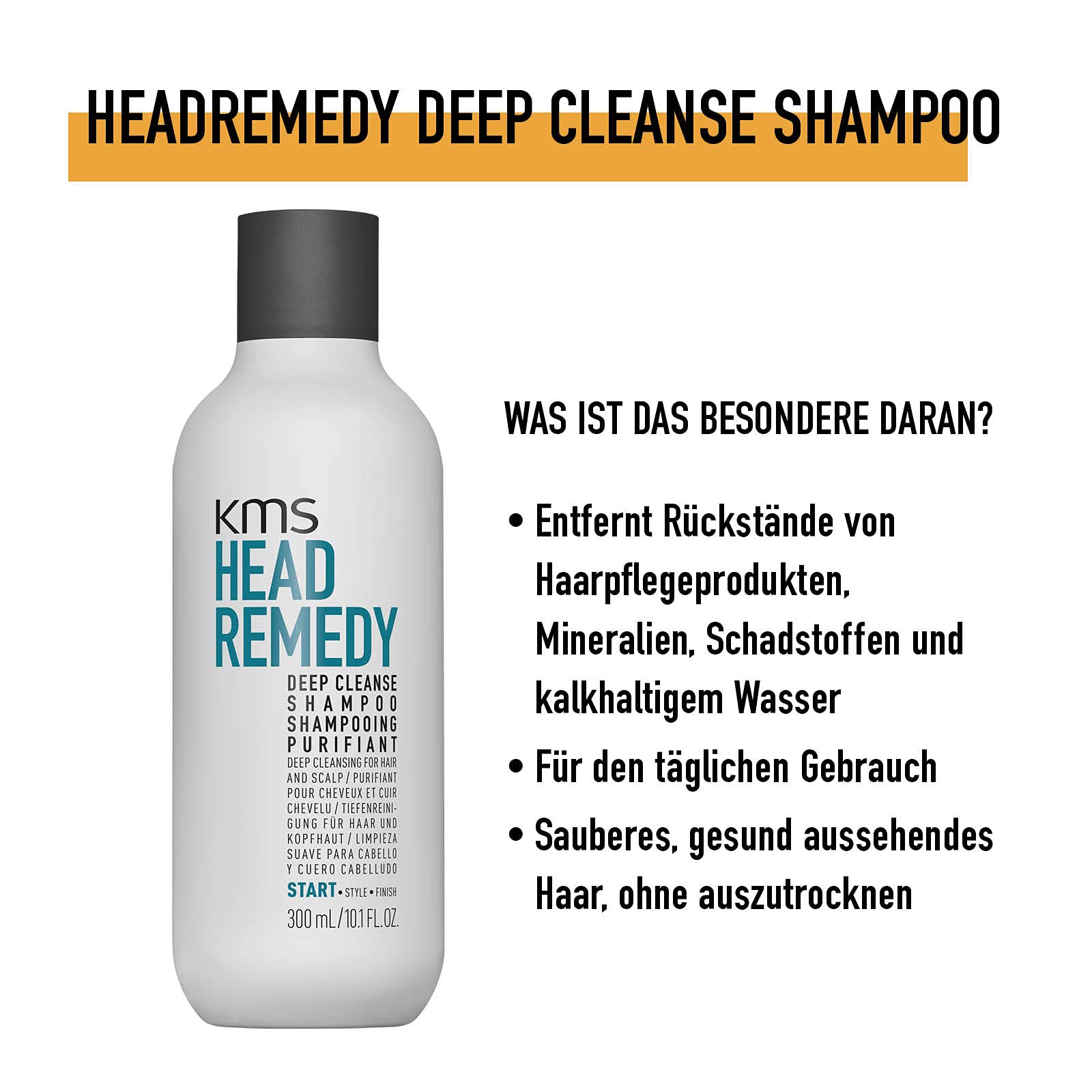 KMS California Head Remedy Deep Cleanse Shampoo for Hair and Scalp