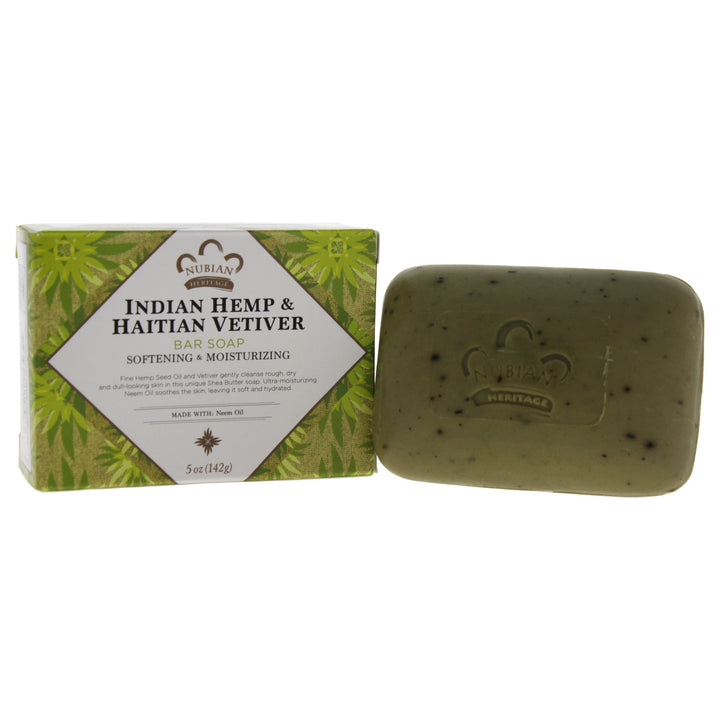 Nubian Heritage Soap Bar, Indian Hemp, 5 Ounce by Nubian Heritage