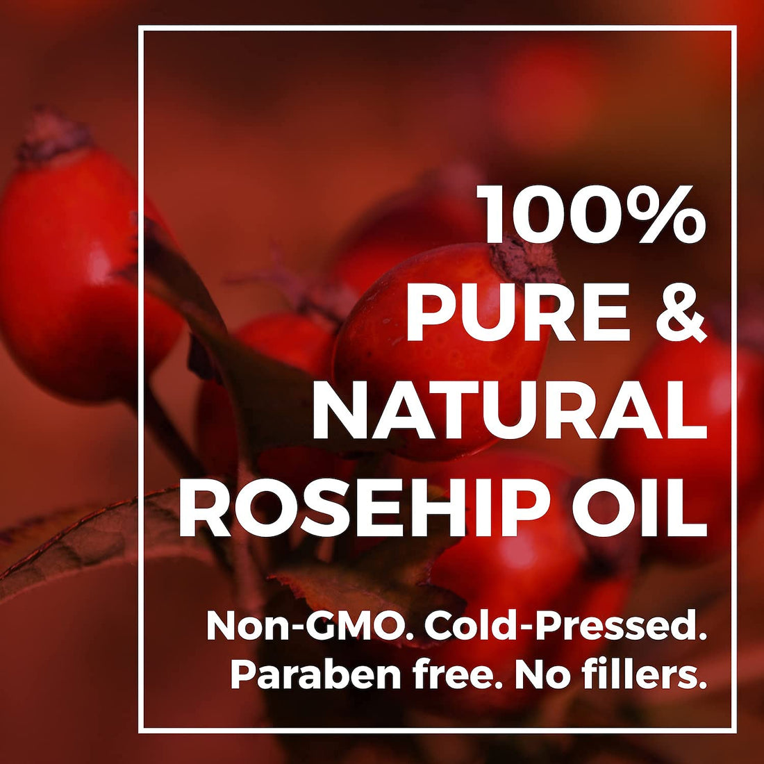 Leven Rose Rosehip Seed Oil 32 oz - Pure Cold Pressed Oil for Face, Body, Hair, Skin & Nails - Nighttime Moisturizer