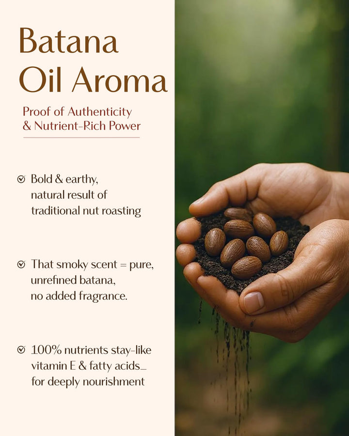 YANIBEST Batana Oil Boost Hair Volume Enhance Hair Density Scalp Nourishing Relieves Dry, Itchy, Improve Scalp Health