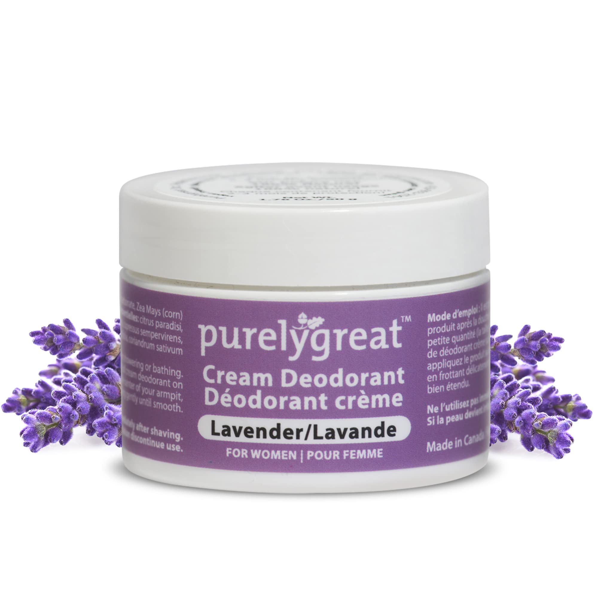 Natural Deodorant for Women Lavender