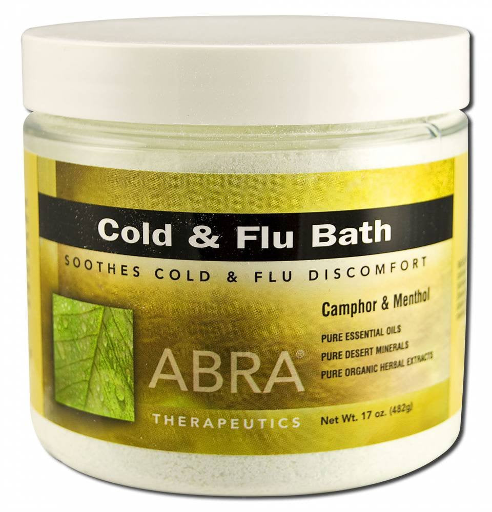 Cold & Flu Bath - Soothes Cold & Flu Discomfort, 17 oz,(Abra Therapeutics)
