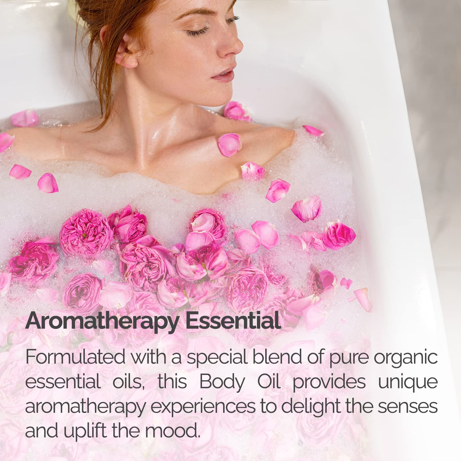 Alteya Organics Bio Damascena Rose Otto Radiance Body Oil - Certified Organic Body Moisturizer With Rose and Camellia Oil - Winner of Delicious Living Magazine Gold Award - 3.4Fl Oz/100mL