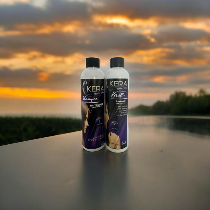 Cirugia Capilar Kera Fruit 8oz (250 ml) + Shampoo Profesional Hidrata y alisa tu cabello Hair keratin Treatment (SIN FORMOL) Formaldehyde Free