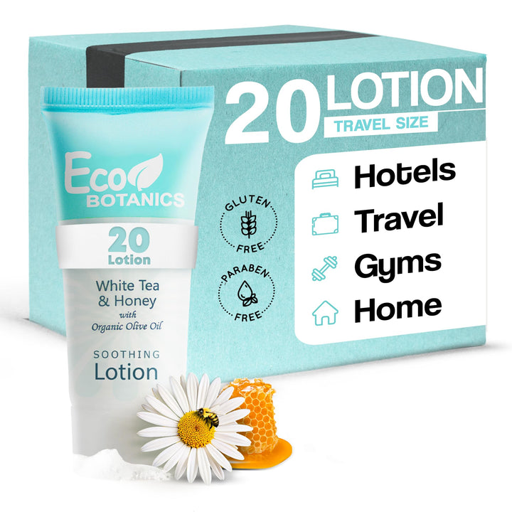 Eco Botanics Amenities Travel-Size Hotel Lotion .85 oz. (Case of 20)