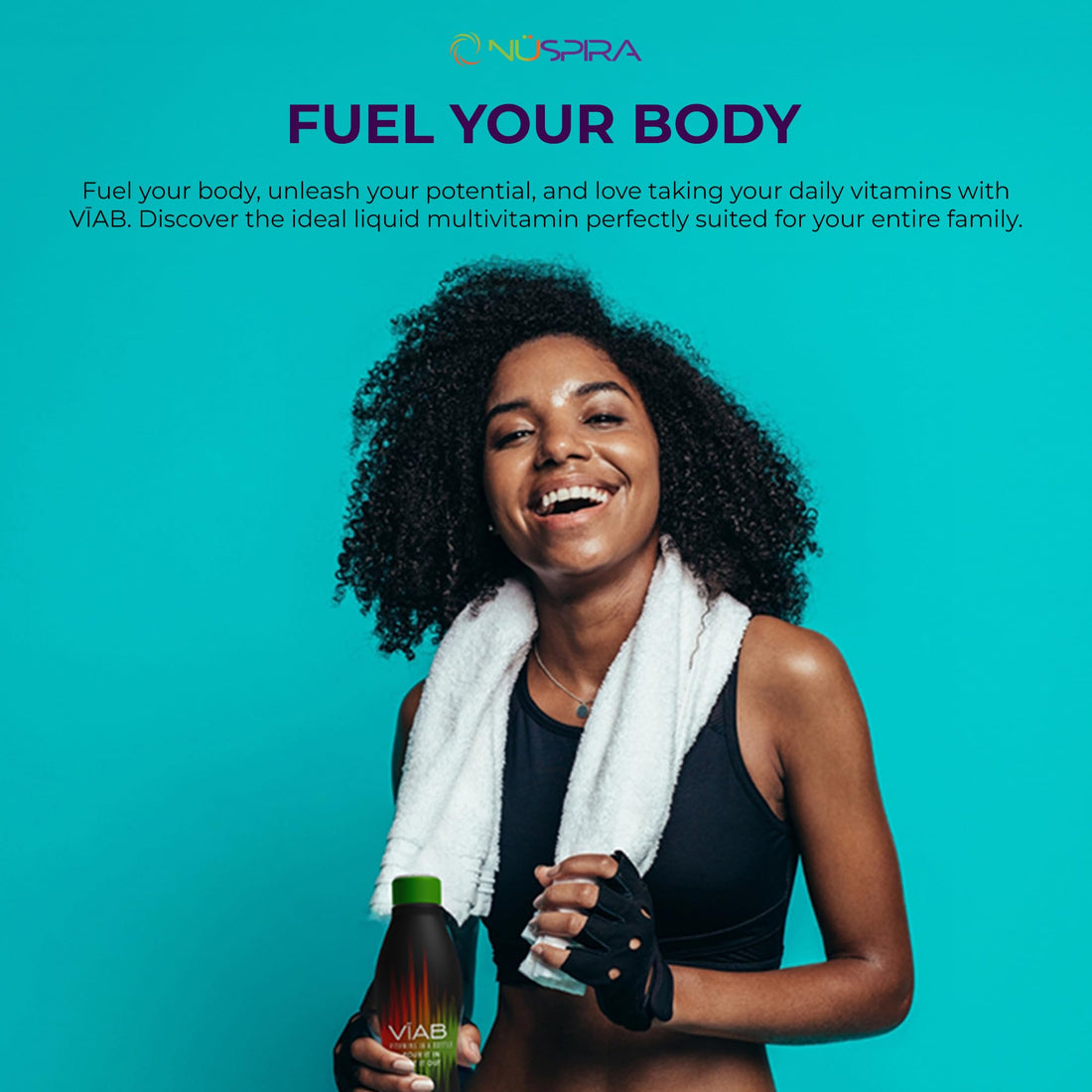 NüSpira - VIAB Liquid Multi-Vitamin - Effortless Wellness for The Whole Family - Potent Blend of Vitamins & Minerals - Smooth Taste - 30oz