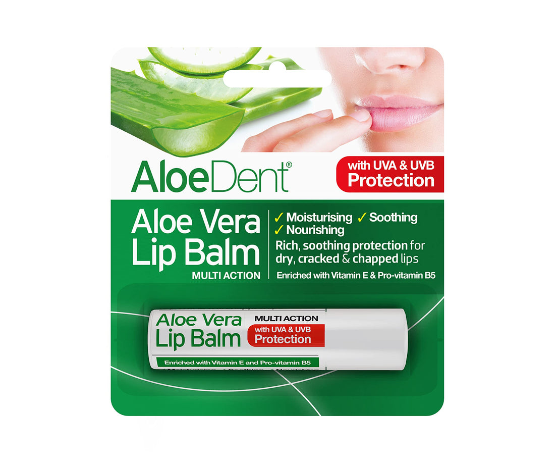 Optima Aloe Vera Sun Protect Lip Balm Tea-Tree (4G)