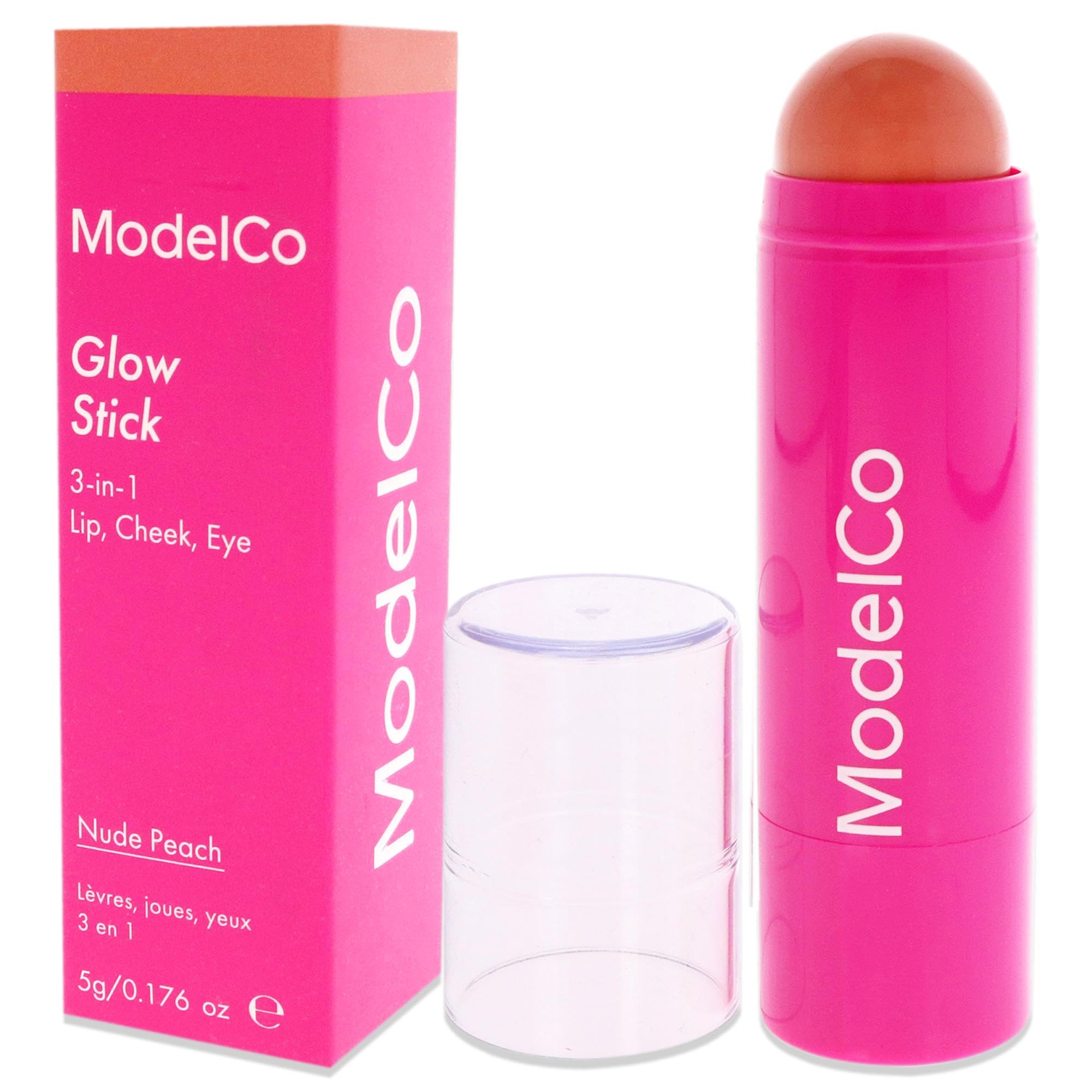 Glow Stick 3-In-1 - Nude Peach by ModelCo for Women - 0.176 oz Makeup