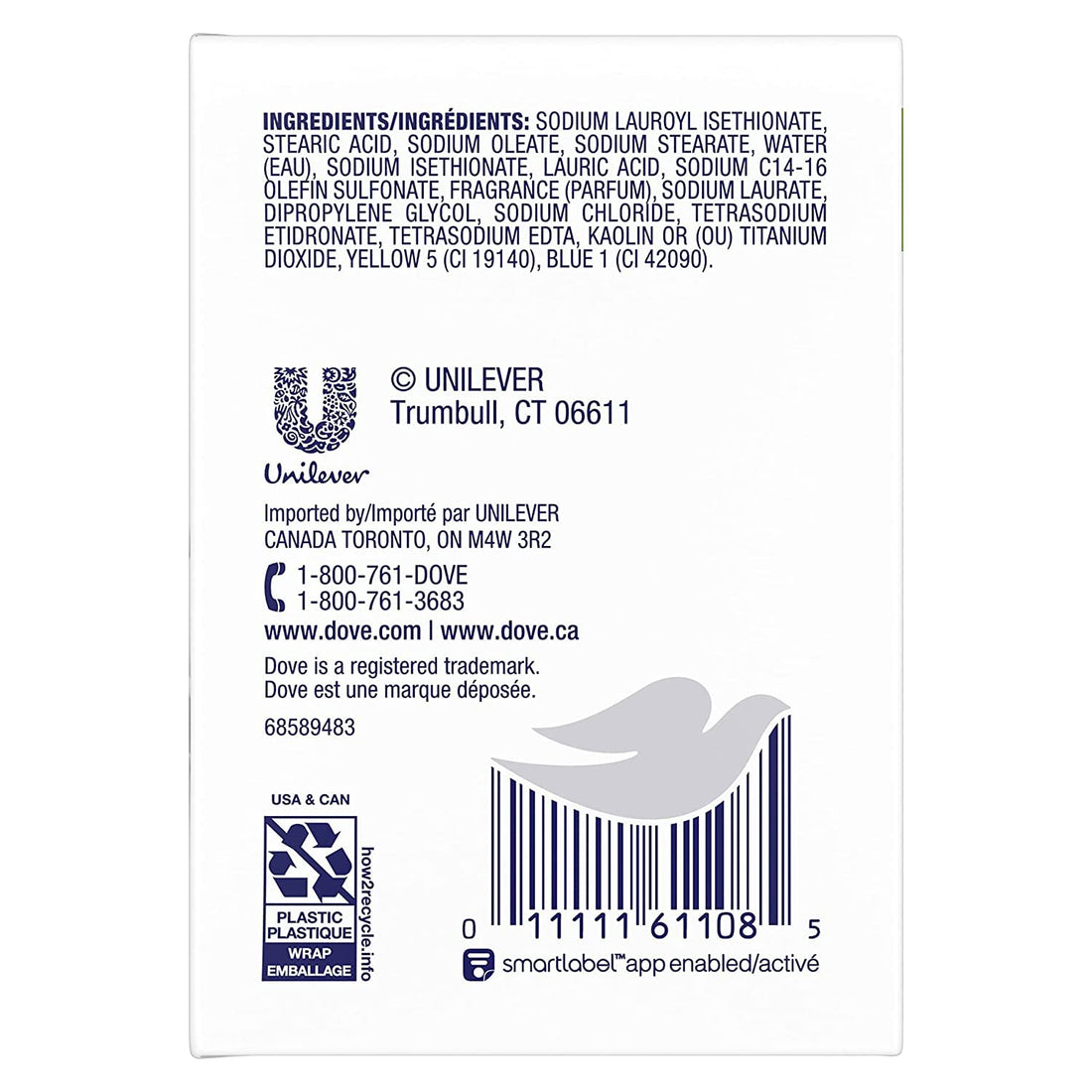 Dove Go Fresh Beauty Bar - Cool Moisture - 4 oz - 6 ct - 2 pk