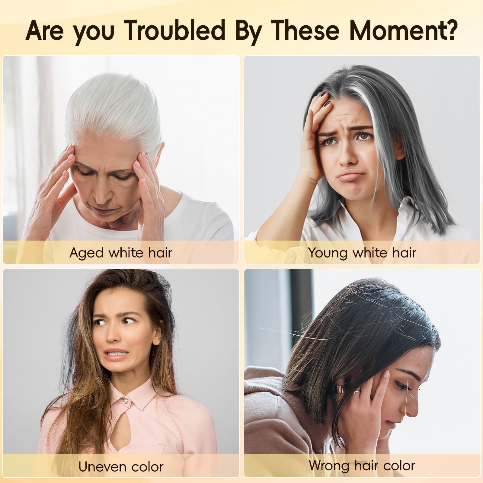 BOJICA COSMTEK Hair Dye Shampoo 3 in 1 for Gray Hair, Dark Brown Hair Color shampoo for Women, Natural Shampoo Hair Dye-100% Grey Hair Coverage/Herbal Ingredients - 150ml (5.07 oz)