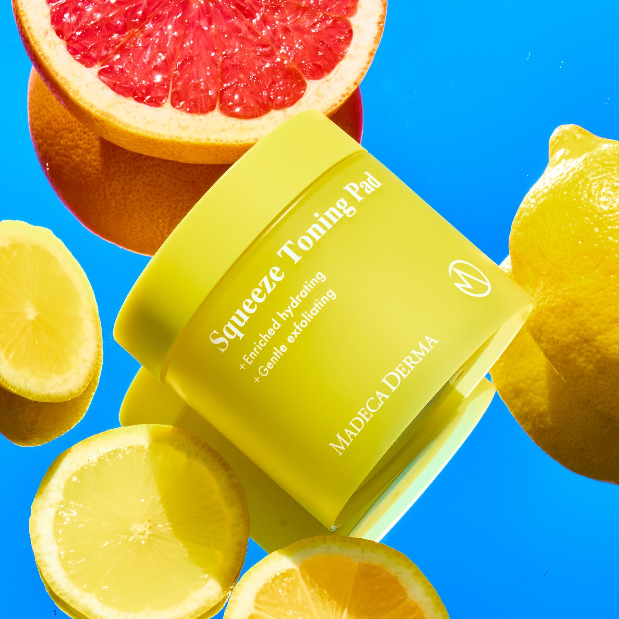 MADECA DERMA Squeeze Toning Facial Pad – Hydration & Exfoliation with Prickly Pear Cactus, Centella Asiatica, and Low-pH Toner Essence, Korean Skincare with 100% Pure Cotton Pads(70 Pads / 4.73 fl oz)