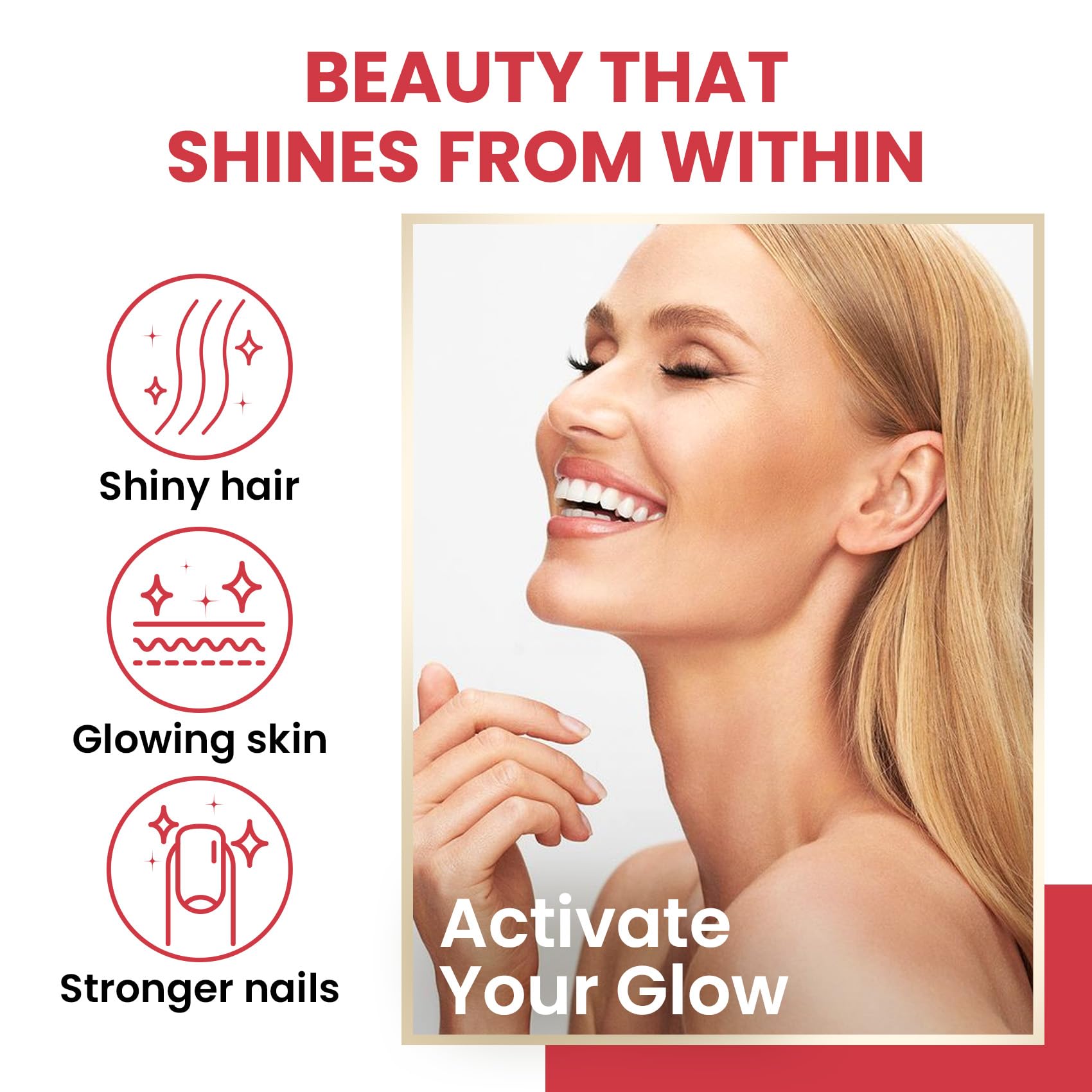 Venture Pal Biotin Gummies 10,000 mcg for Hair Skin and Nails, Collagen, Keratin, Saw Palmetto, Supports Hair Growth, Stronger Nails & Healthy Skin for Women & Men, Non-GMO, Gluten-Free, 60ct