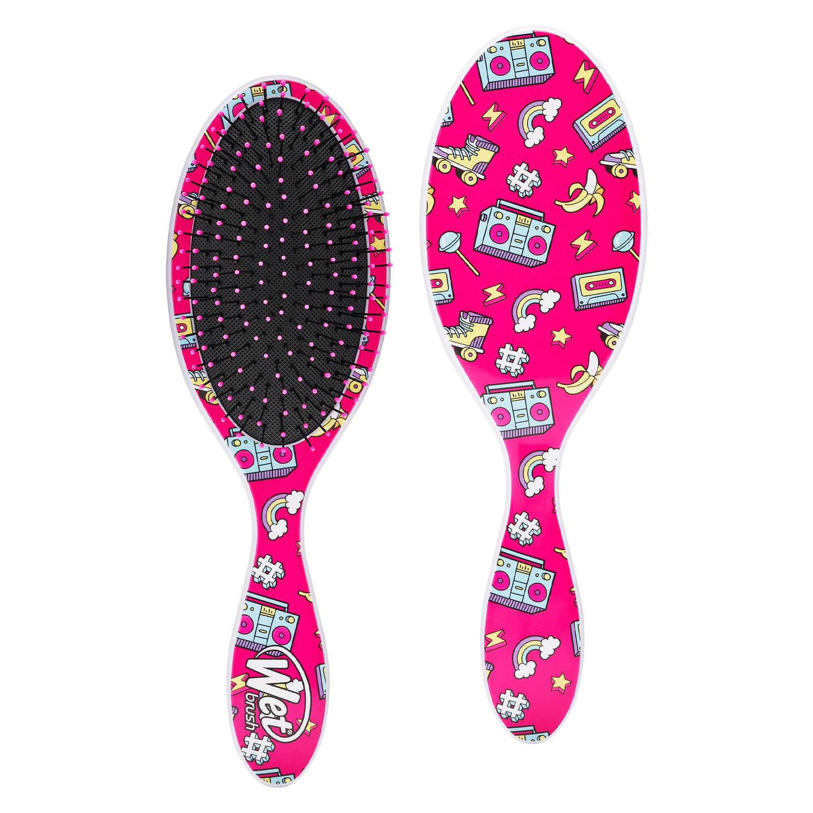 Wet Brush Original Detangler Hair Brush - Happy Hair Pineapple - Exclusive Ultra-soft IntelliFlex Bristles - Glide Through Tangles With Ease For All Hair Types - For Women, Men, Wet And Dry Hair