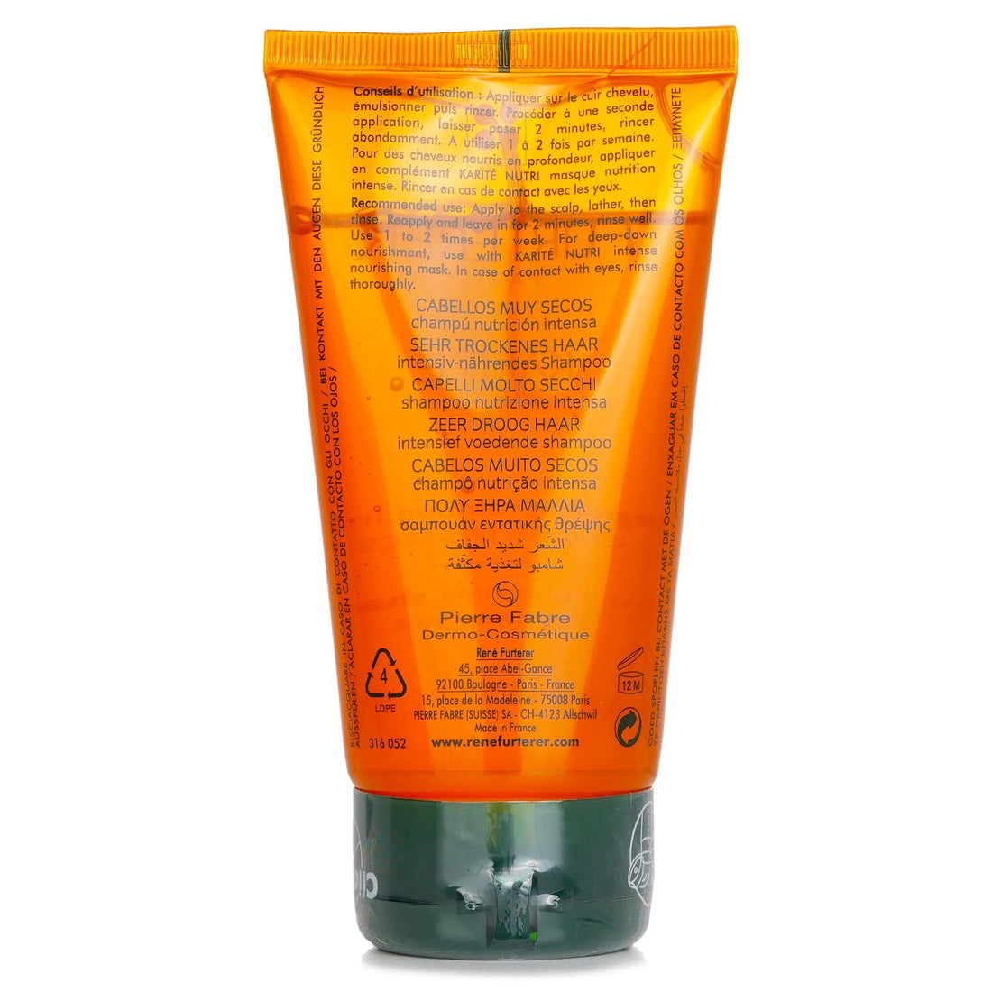 Rene Furterer Karite Nutri Intense Nourishing Shampoo, 150 Ml