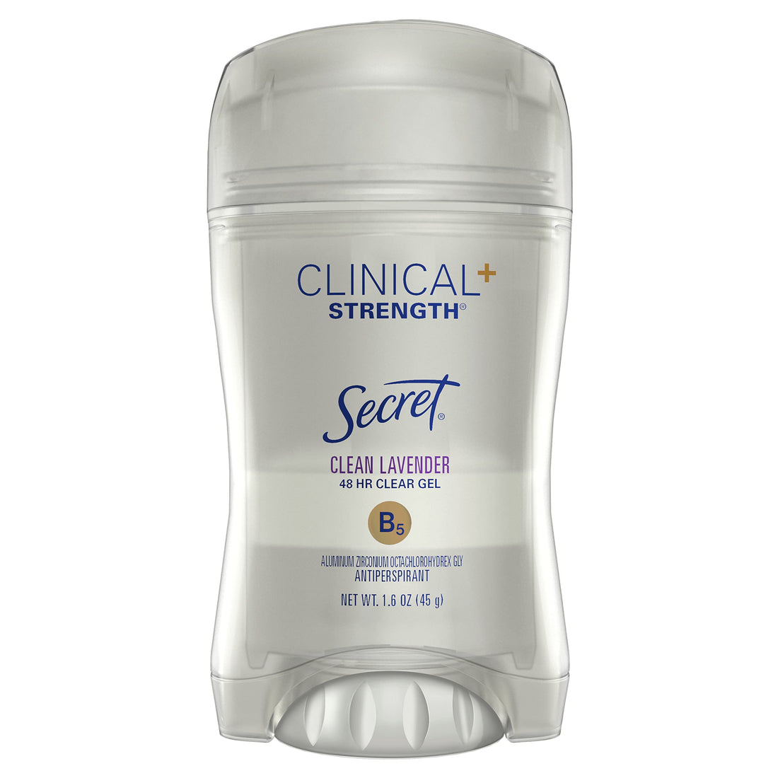 Secret Clinical Strength Clear Gel Women's Antiperspirant & Deodorant Ooh-La-La Lavender Scent 1.6 Ounce (Pack of 12)