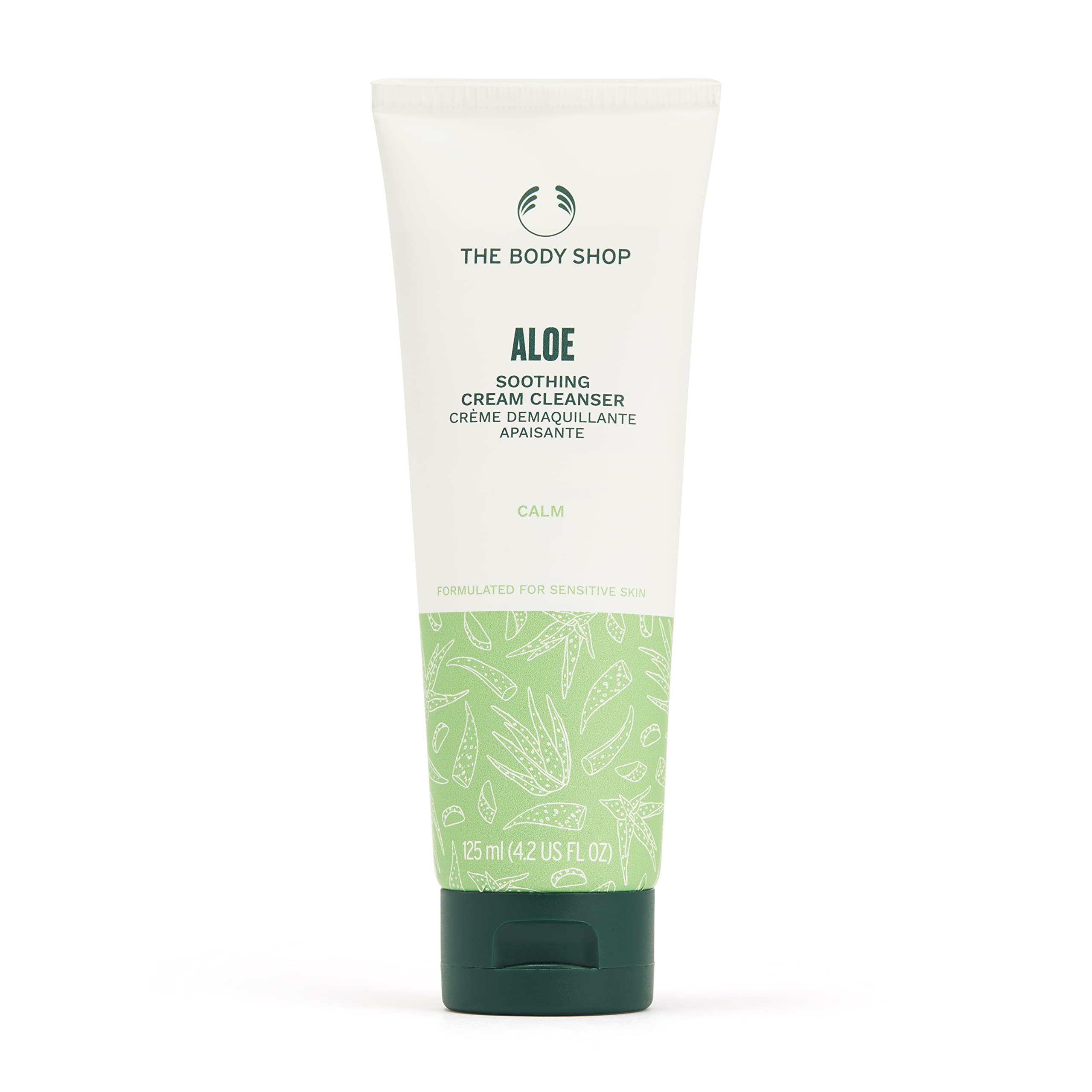 The Body Shop Aloe Vera Cream Cleanser, For Sensitive Skin, Vegan, 125ml