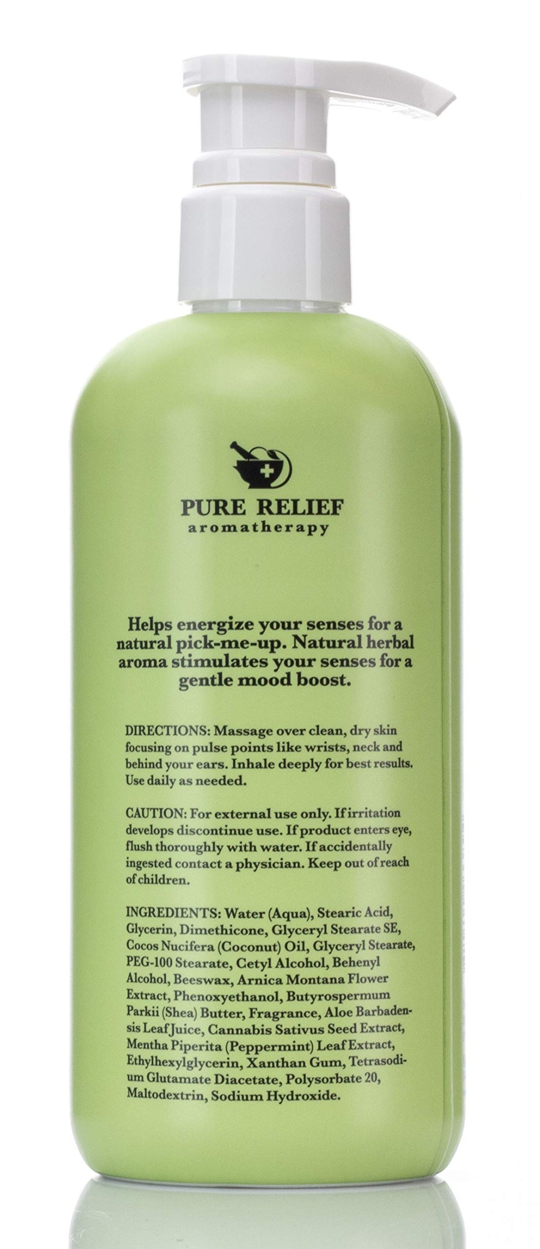 Pure Relief Eucalyptus Body Lotion Herbal Skin Care Stress Relief Lotion For Women | Calming Arnica, Coconut Oil, & Mint Lotion | Aromatherapy Dry Skin Moisturizer & Arnica Bruise Body Cream,16 Oz