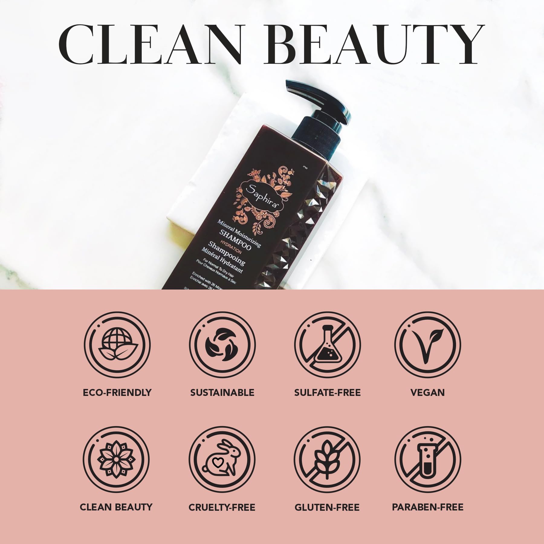 Saphira Keratin Moisturizing Shampoo 1 33.8 Oz